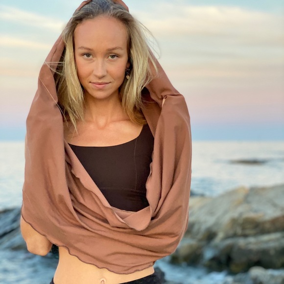 ANGELROX loop infinity scarf shawl - cedar - Picture 4 of 6